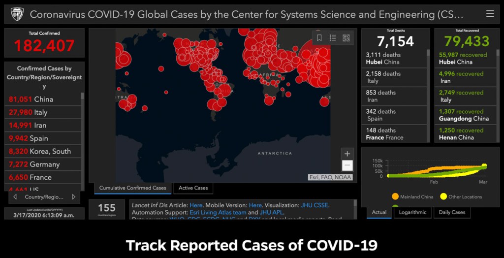 Covid-19 map